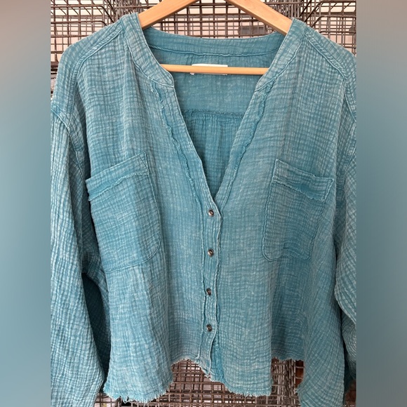 Boho gauze Top by Mustard Seed - Picture 5 of 5